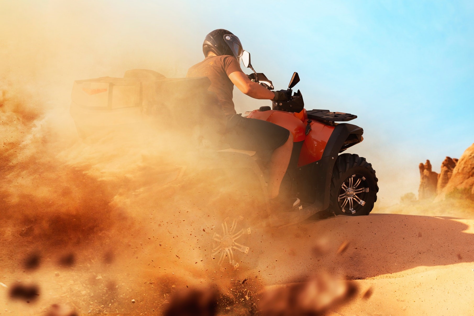 Quad Bike 3 Stunden in Hurghada mit Kamelritt